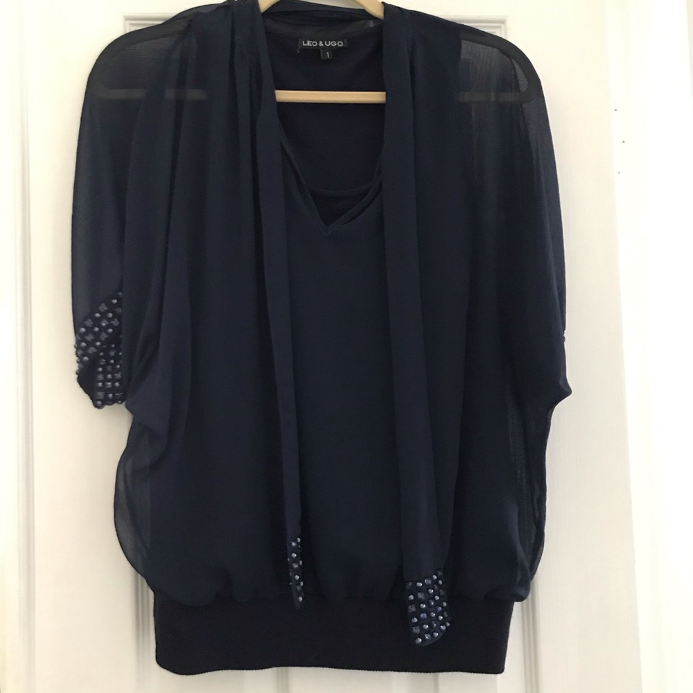 Leo & Ugo navy sweater